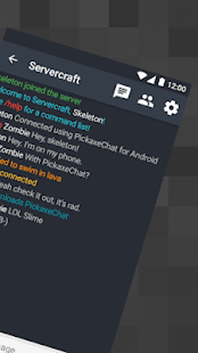 PickaxeChat for Minecraft APK для Android — Скачать