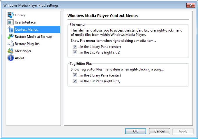 Windows Media Player Plus Windows Media Player Plus