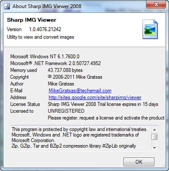 Sharp IMG Viewer Sharp IMG Viewer