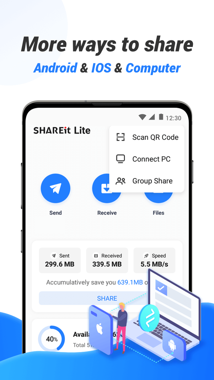 SHAREit Lite APK для Android — Скачать