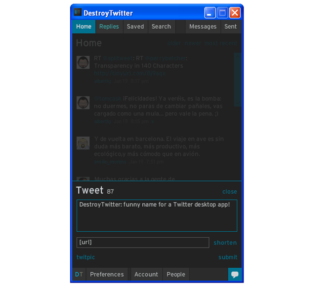 DestroyTwitter DestroyTwitter