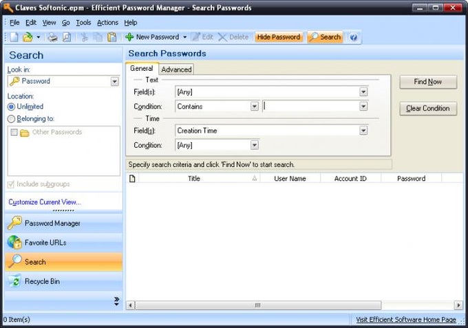 Efficient Password Manager Efficient Password Manager
