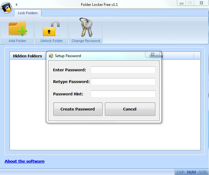Folder Locker Free - 無料・ダウンロード