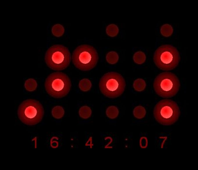 Binary Clock Screensaver Binary Clock Screensaver