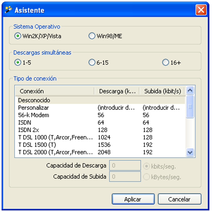 Asistente de primer uso Asistente de primer uso
