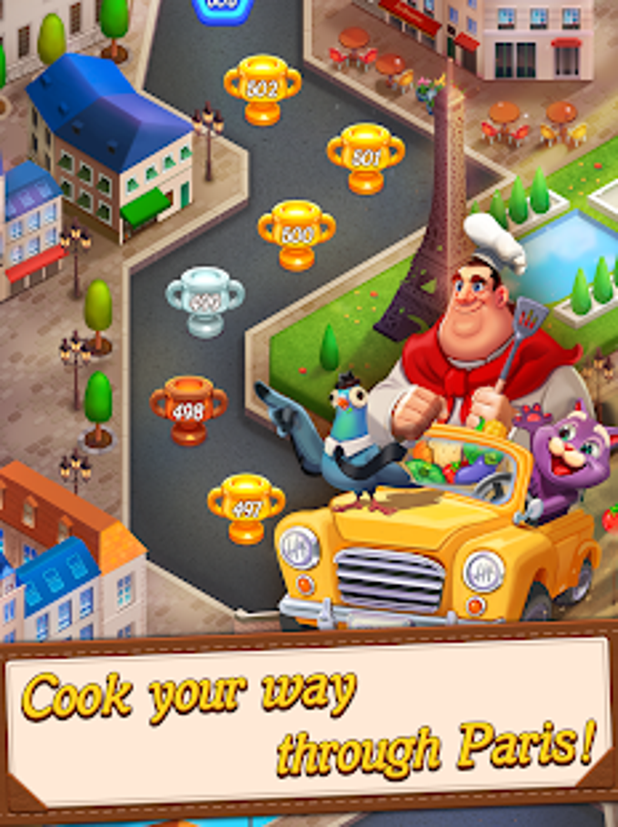Blaster Chef: Culinary match  collapse puzzles