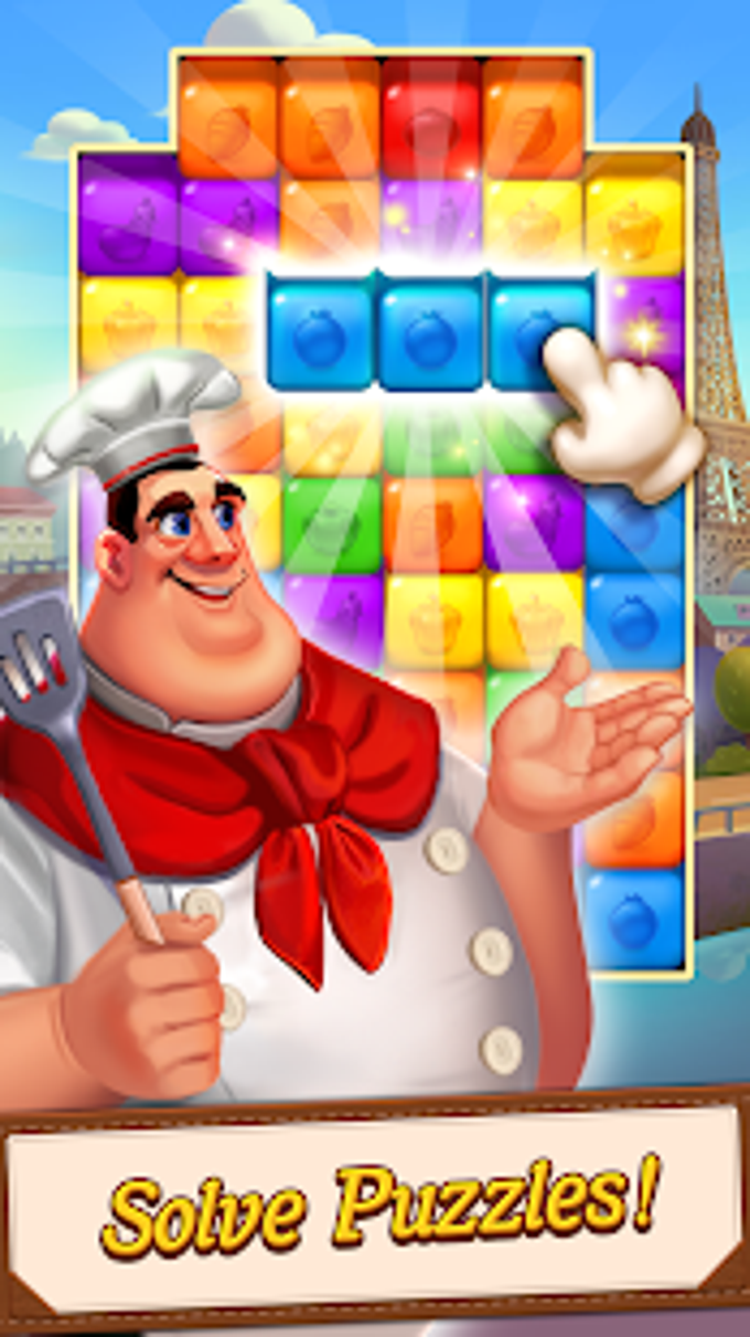 Blaster Chef: Culinary match collapse puzzles Blaster Chef: Culinary match collapse puzzles