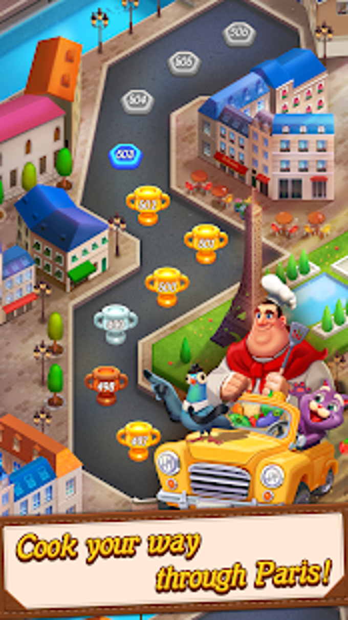 Blaster Chef: Culinary match  collapse puzzles