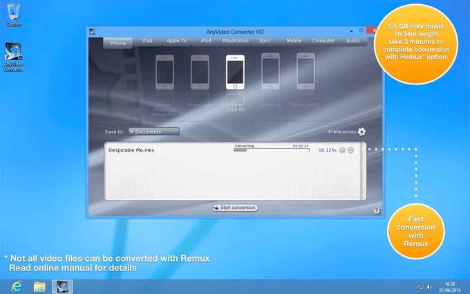 AnyVideo Converter HD AnyVideo Converter HD