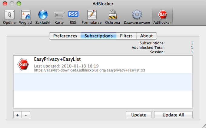 Safari AdBlocker Safari AdBlocker