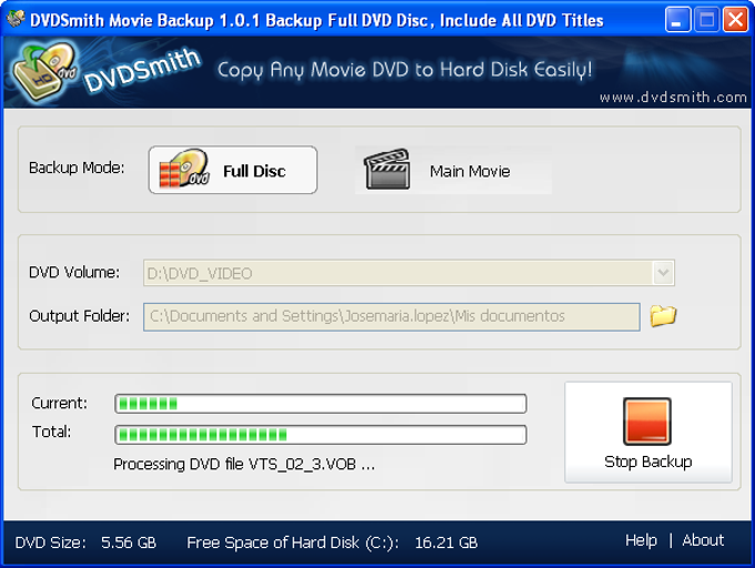 DVDSmith Movie Backup DVDSmith Movie Backup
