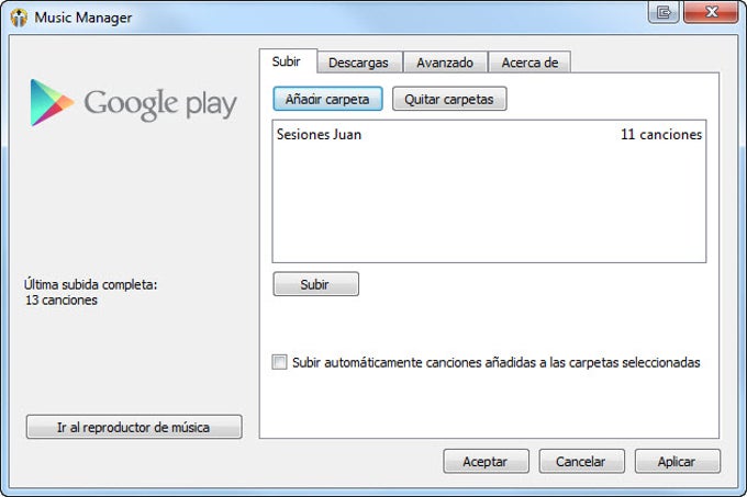 Google Play Music Manager Google Play Music Manager