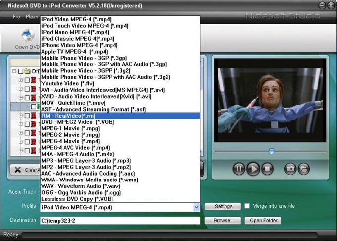 Nidesoft DVD to iPod Converter Nidesoft DVD to iPod Converter