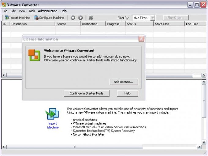 VMware Converter VMware Converter