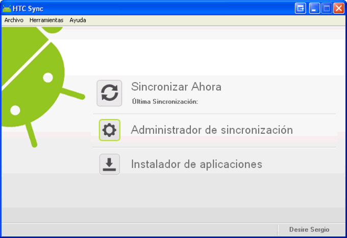 htc sync manager no phone connected windows 10