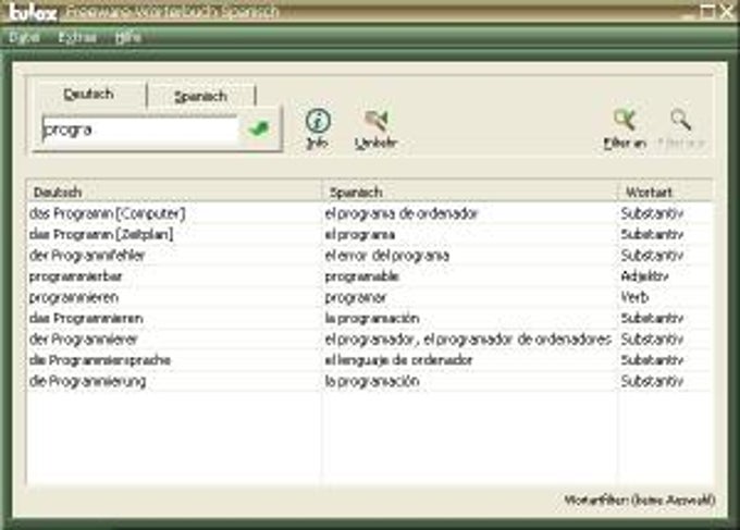 tulox Freeware-Wörterbuch tulox Freeware-Wörterbuch