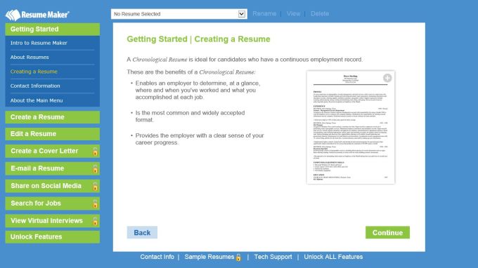 resume maker for free download