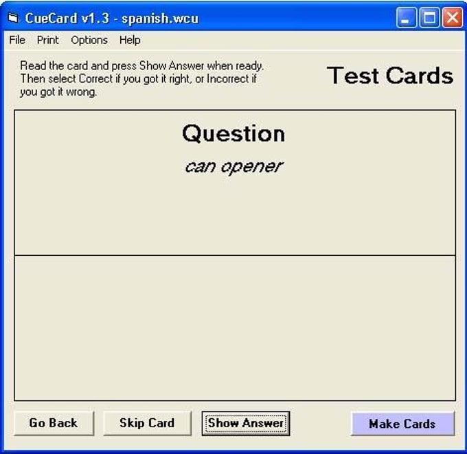 CueCard CueCard