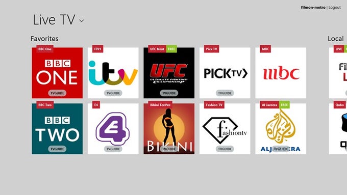 Live TV for Windows 10 Live TV for Windows 10