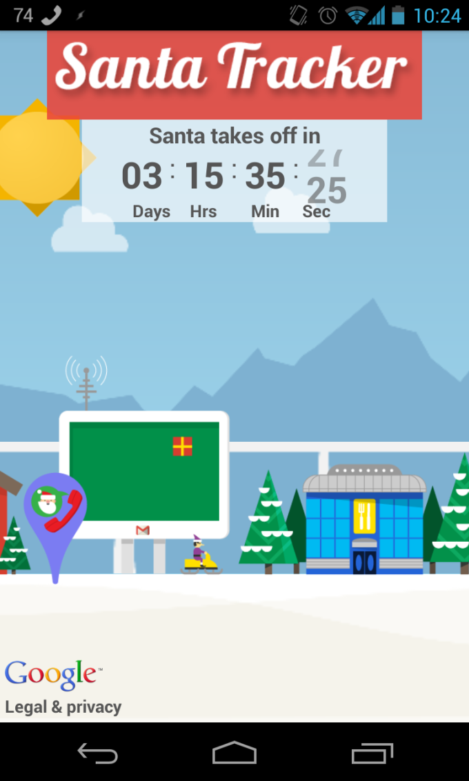 Google Santa Tracker for Android Download