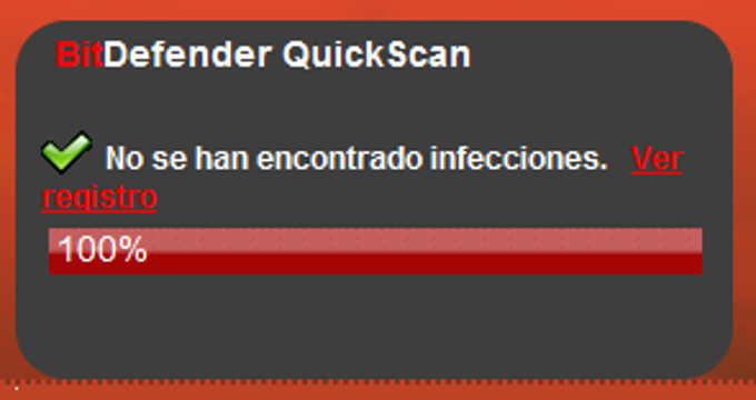 BitDefender QuickScan BitDefender QuickScan