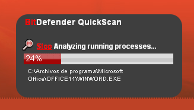 BitDefender QuickScan BitDefender QuickScan