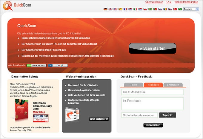 BitDefender QuickScan BitDefender QuickScan