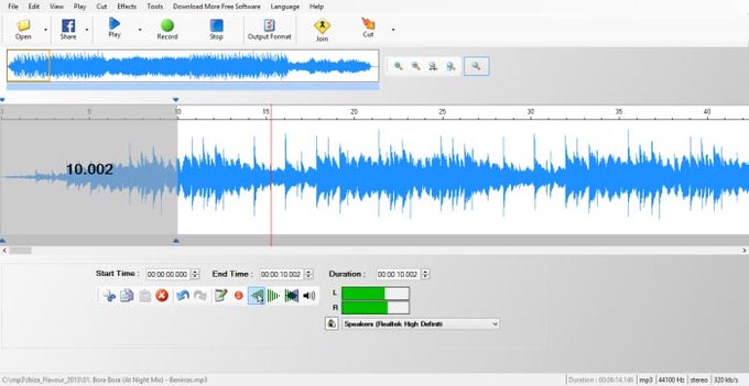 Simple MP3 Cutter Joiner Editor