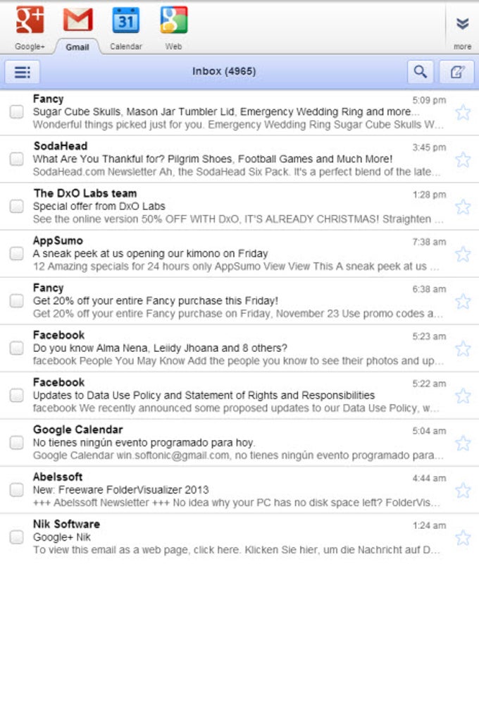 Gmail Mobile Gmail Mobile