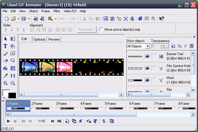 ulead gif animator frame speed