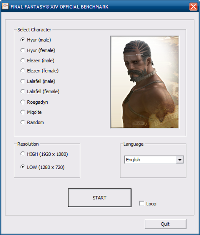 Final Fantasy XIV Benchmark Final Fantasy XIV Benchmark