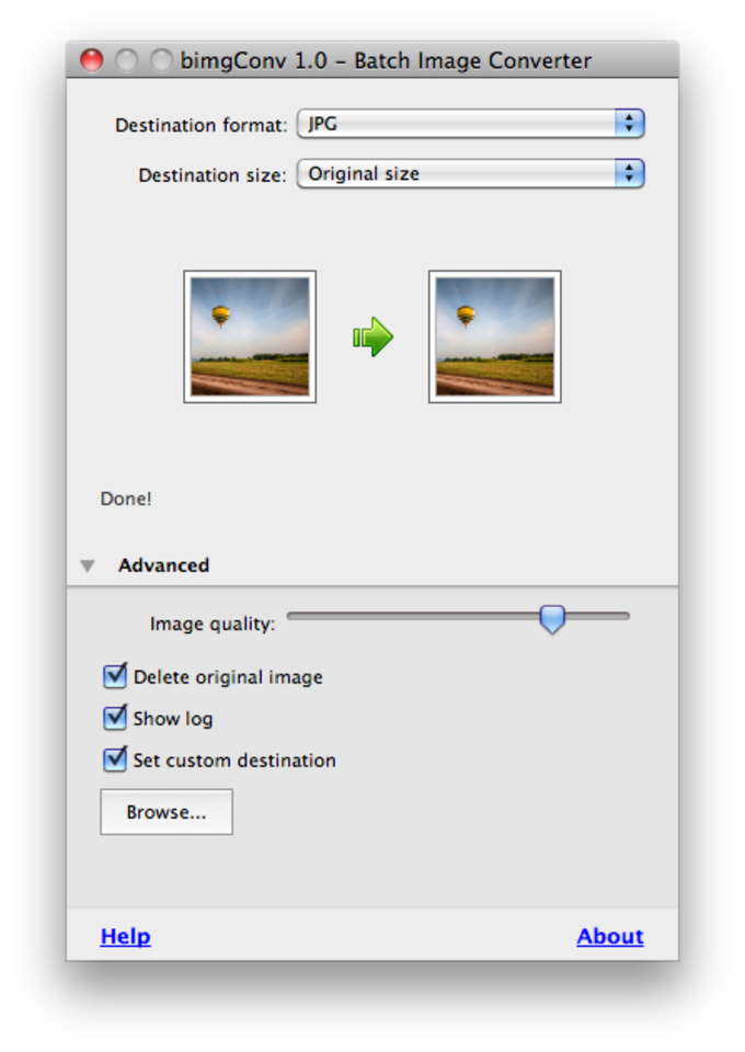 Batch Image Converter for apple instal