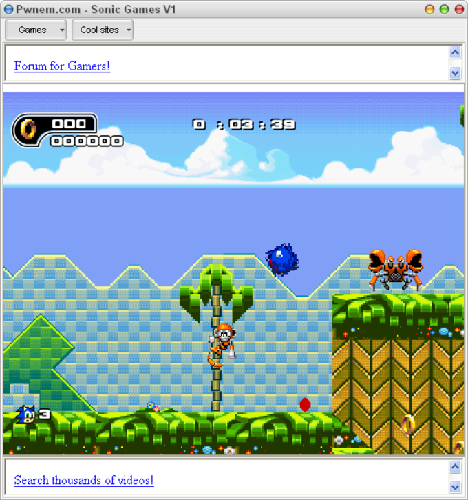 2d sonic games download