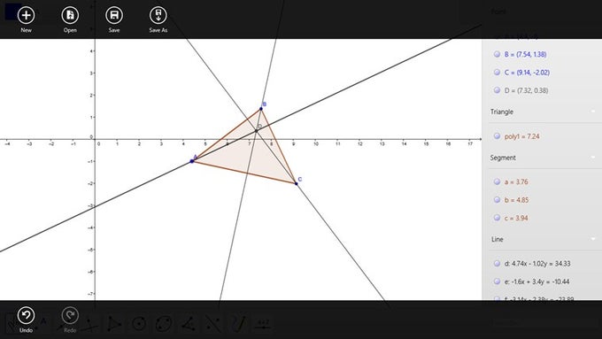GeoGebra pour Windows 10 GeoGebra pour Windows 10