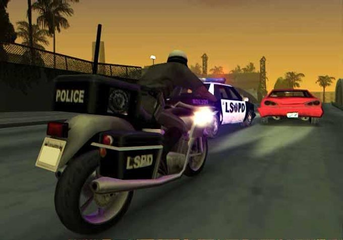 GTA San Andreas tem perseguições policiais GTA San Andreas tem perseguições policiais