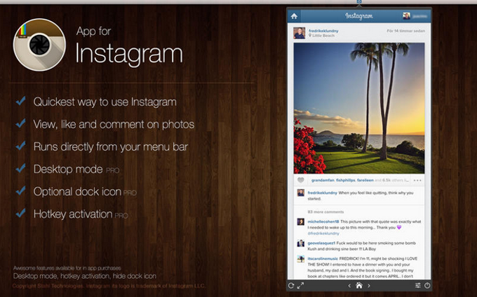 App For Instagram For Mac 無料 ダウンロード