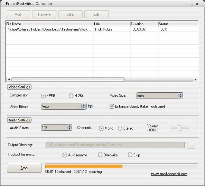 Freez iPod Video Converter Freez iPod Video Converter