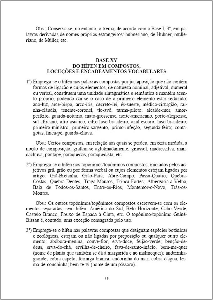 Acordo Ortográfico da Língua Portuguesa Acordo Ortográfico da Língua Portuguesa