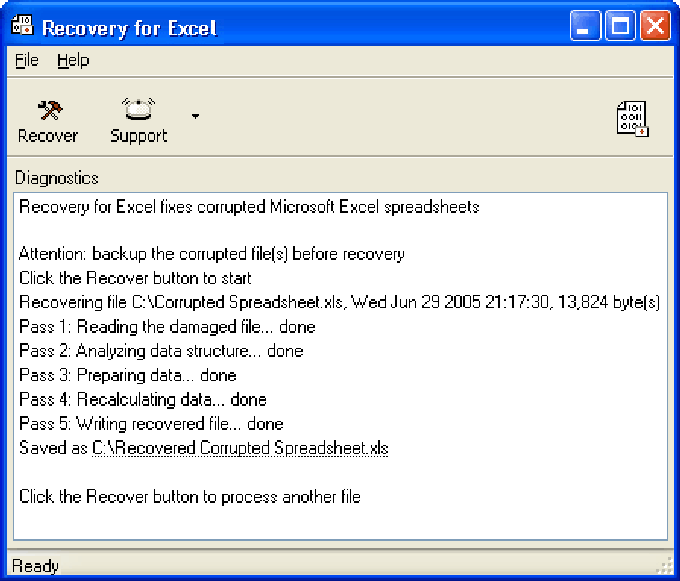 ExcelRecovery ExcelRecovery