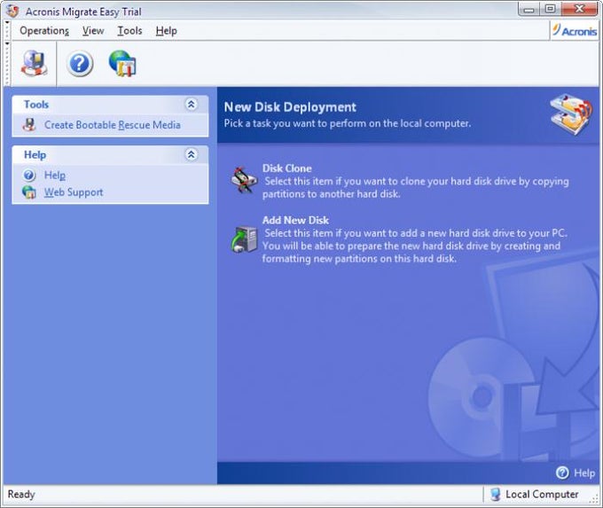 Acronis Migrate Easy Acronis Migrate Easy
