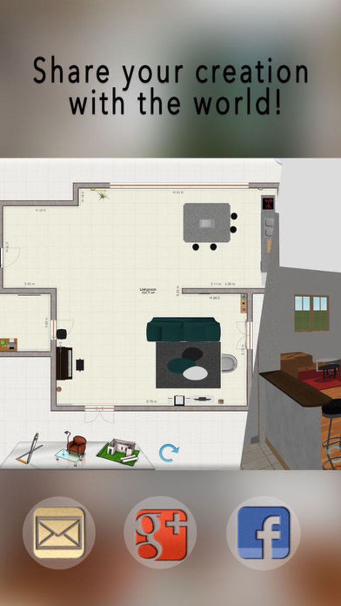  Keyplan  3D  Lite Home  design  for iPhone Download 
