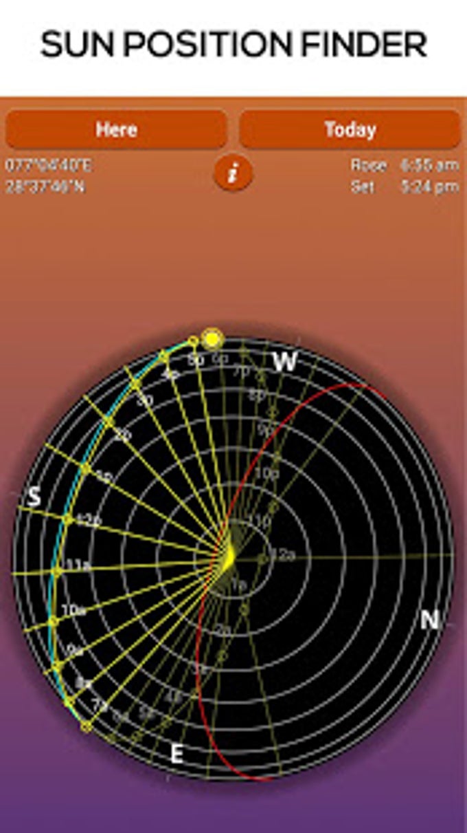 Sun Seeker - Sunrise Sunset Times Tracker Compass