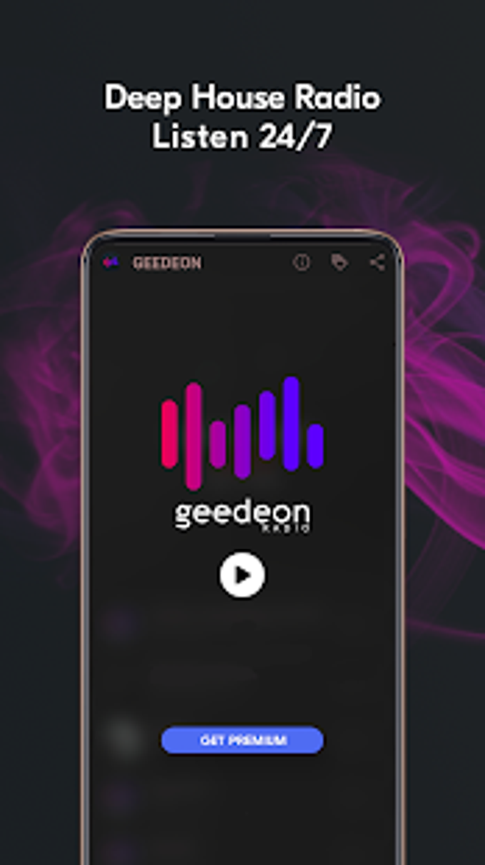 Geedeon Radio - Deep House EDM Music APK для Android — Скачать