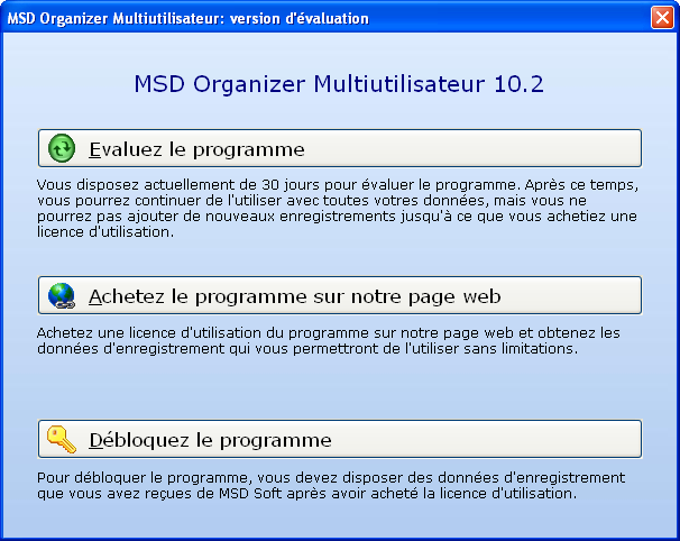 MSD Organizer MultiUser MSD Organizer MultiUser