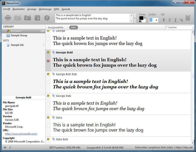 NexusFont NexusFont