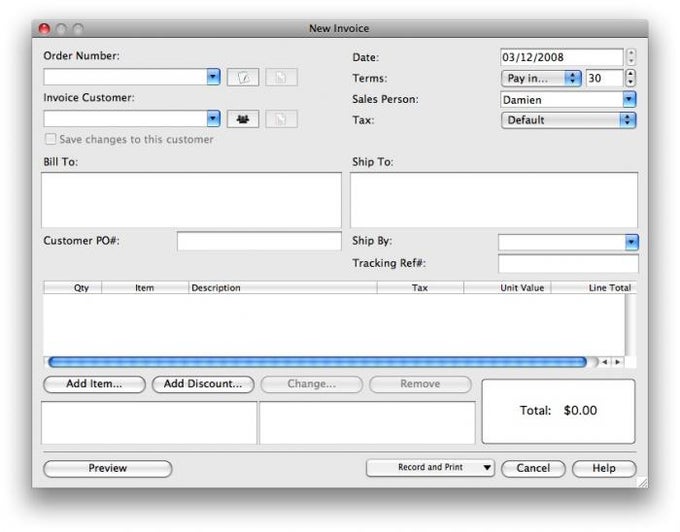 express invoice invoicing software v 5.02