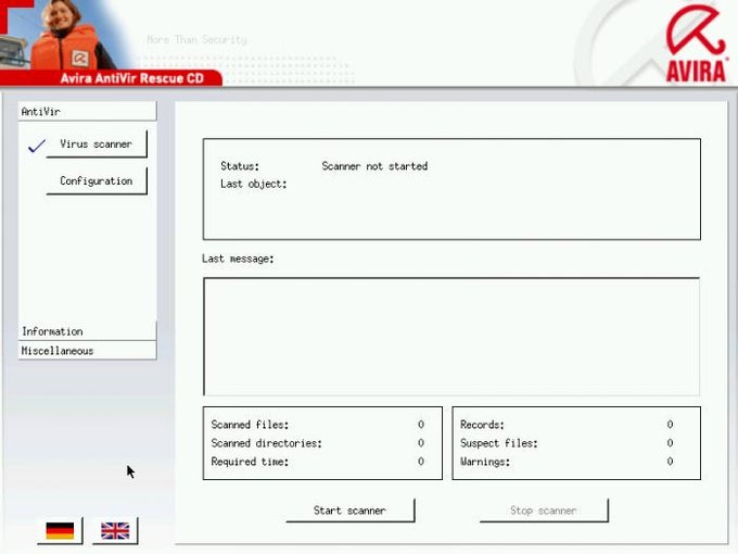 Avira Rescue System Avira Rescue System