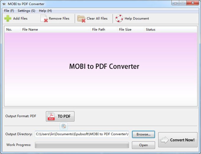 epub and mobi to pdf converter software