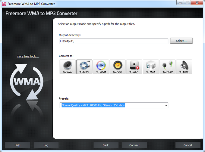 Freemore WMA to MP3 Converter Freemore WMA to MP3 Converter