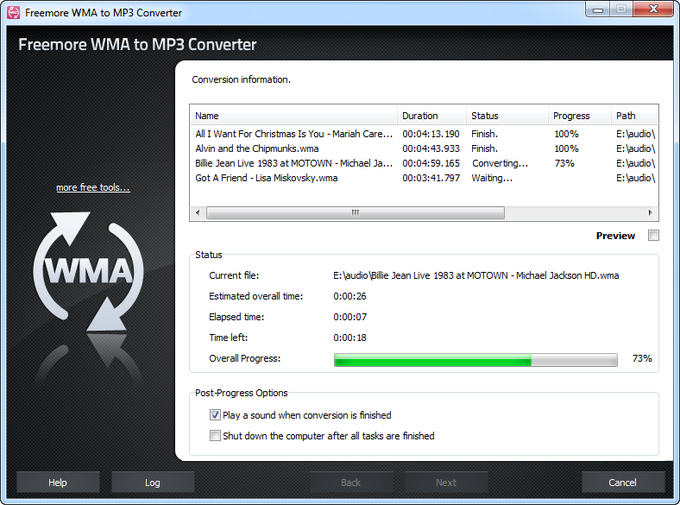 Freemore WMA to MP3 Converter Freemore WMA to MP3 Converter
